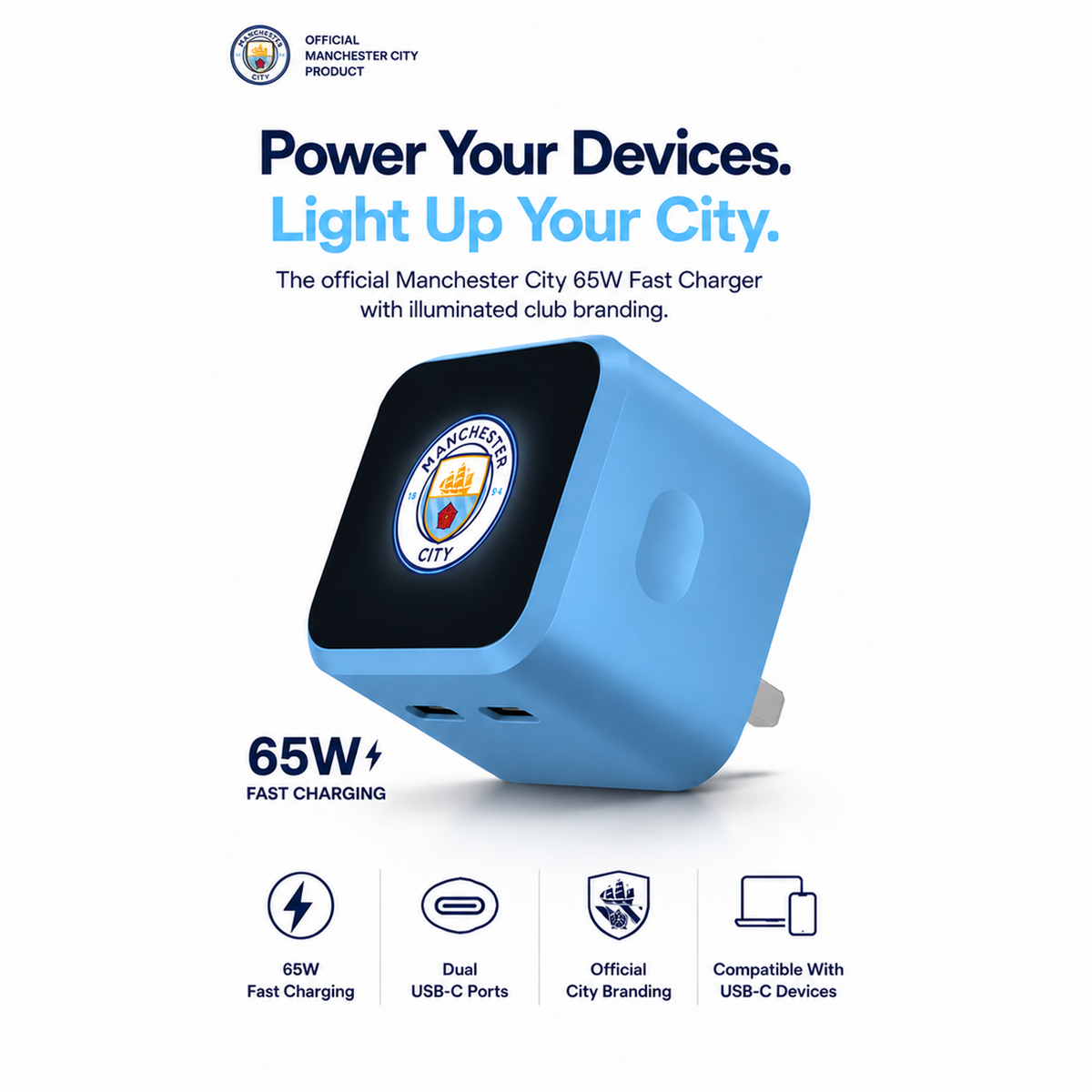 Official Manchester City Fast Charger